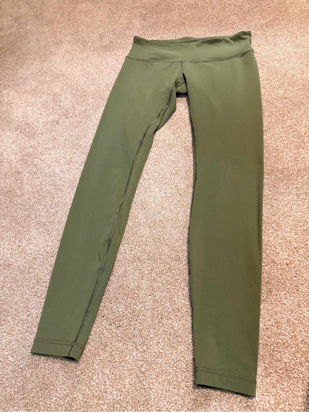 lululemon athletica Olive Green High-Rise Leggings